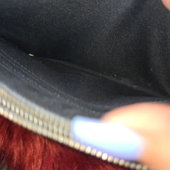 Coach Light Blue Gray Leather Wristlet - Picture 5 of 6